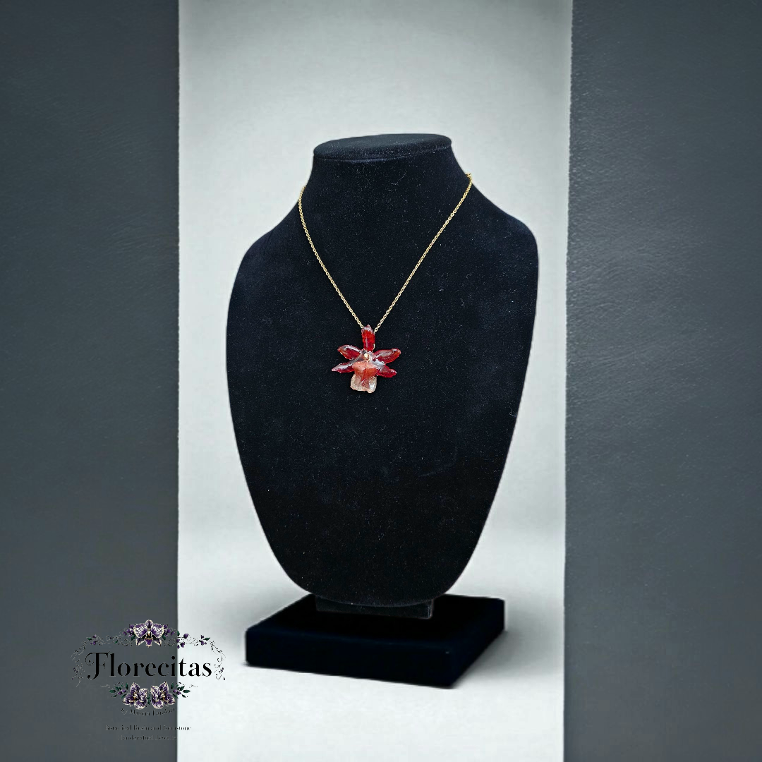 MARLIN ORCHID NECKLACE