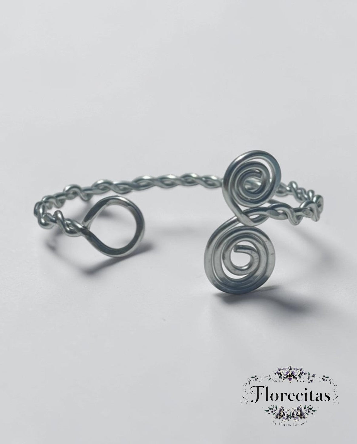 Silvery Swirls Bracelet