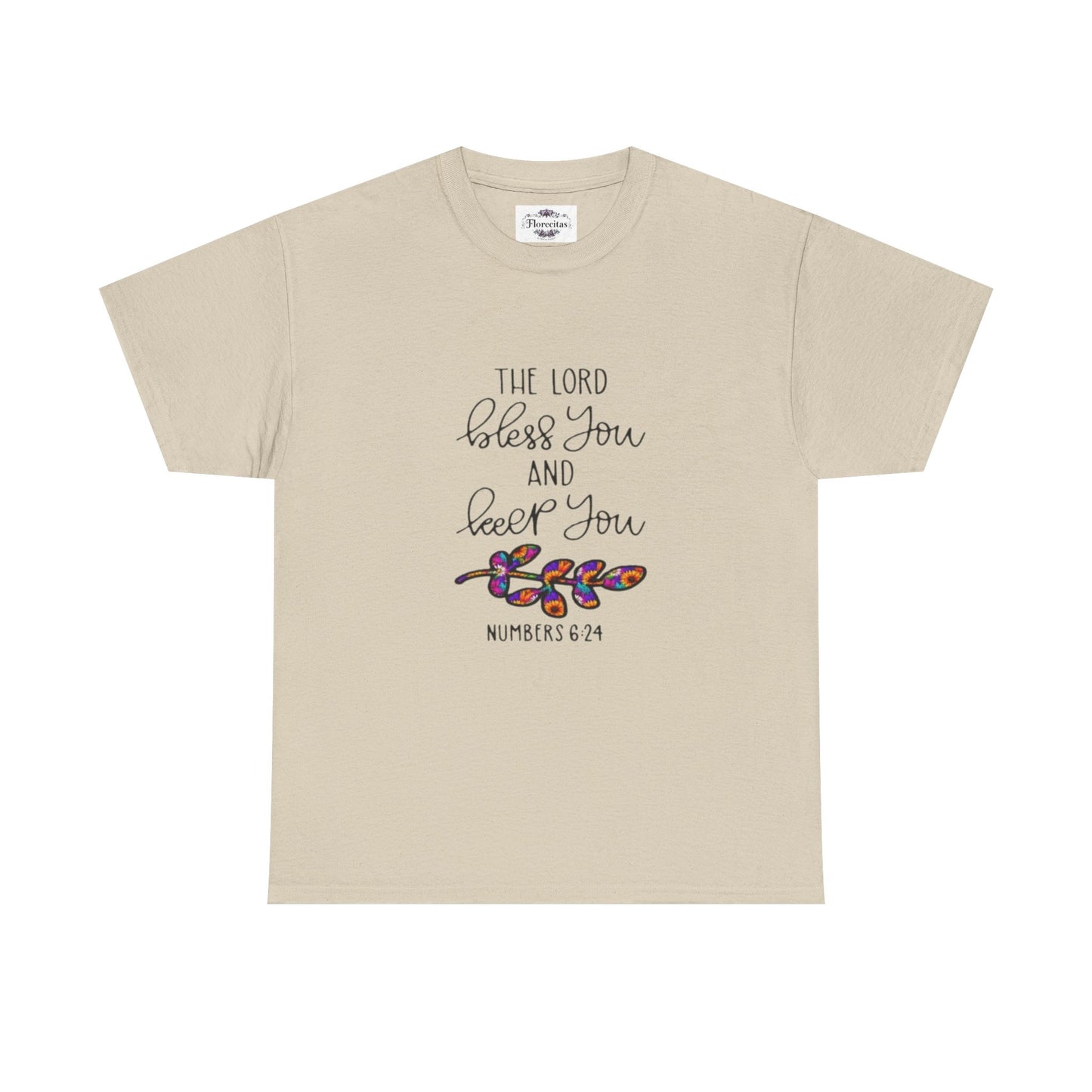 Rooted in Christ T‑Shirt — "The Lord Bless You and Keep You" Bible Verse Tee
