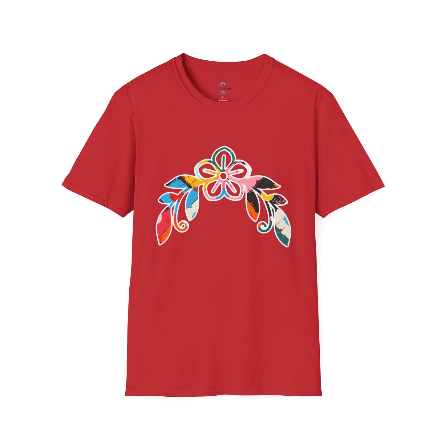 Rooted in Christ Floral Tee — Tropical Watercolor Flower T‑Shirt