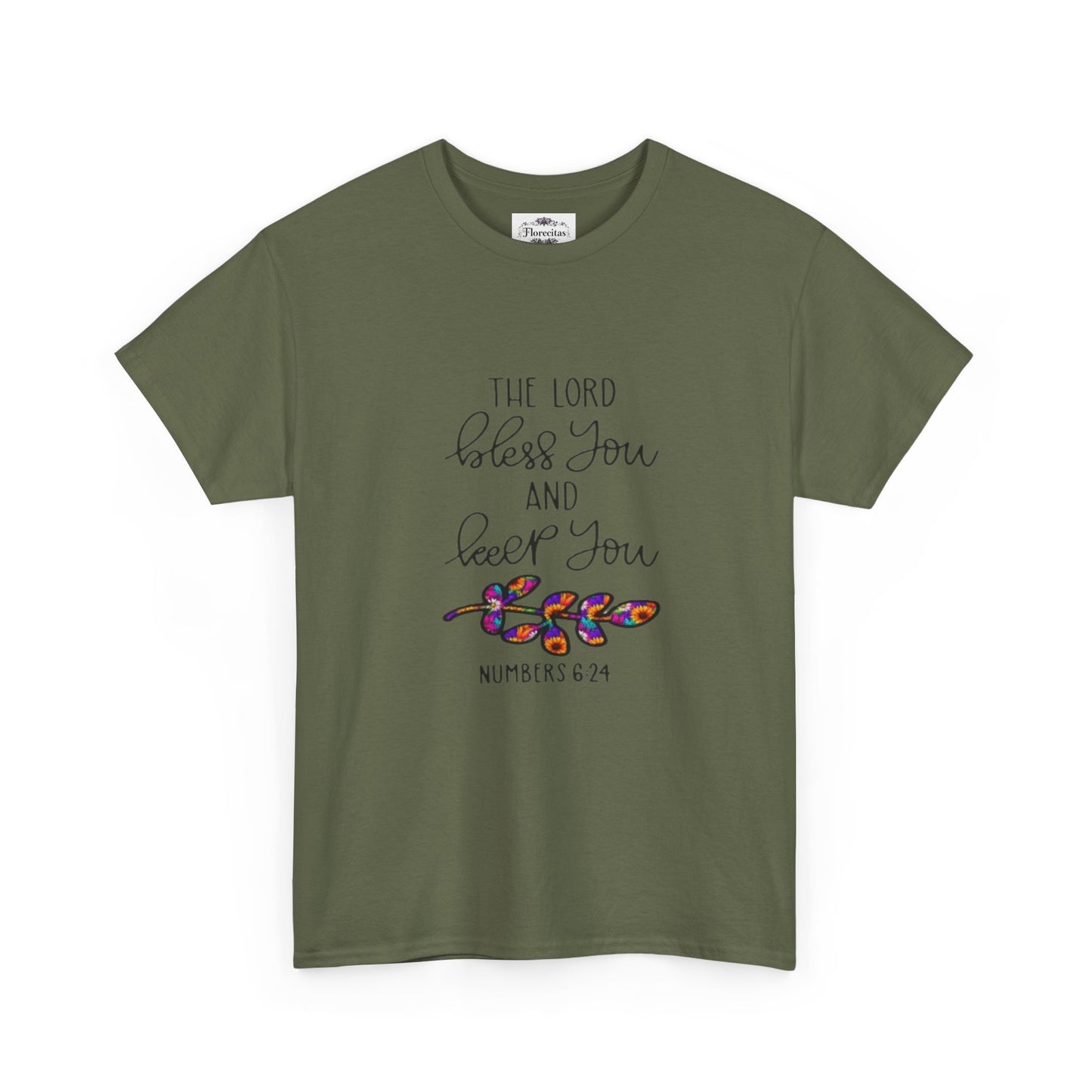 Rooted in Christ T‑Shirt — "The Lord Bless You and Keep You" Bible Verse Tee