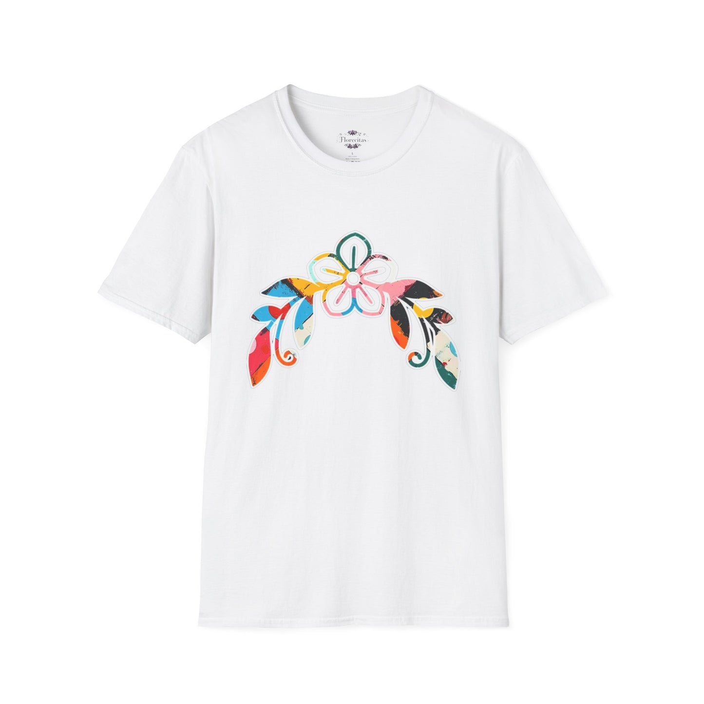 Rooted in Christ Floral Tee — Tropical Watercolor Flower T‑Shirt