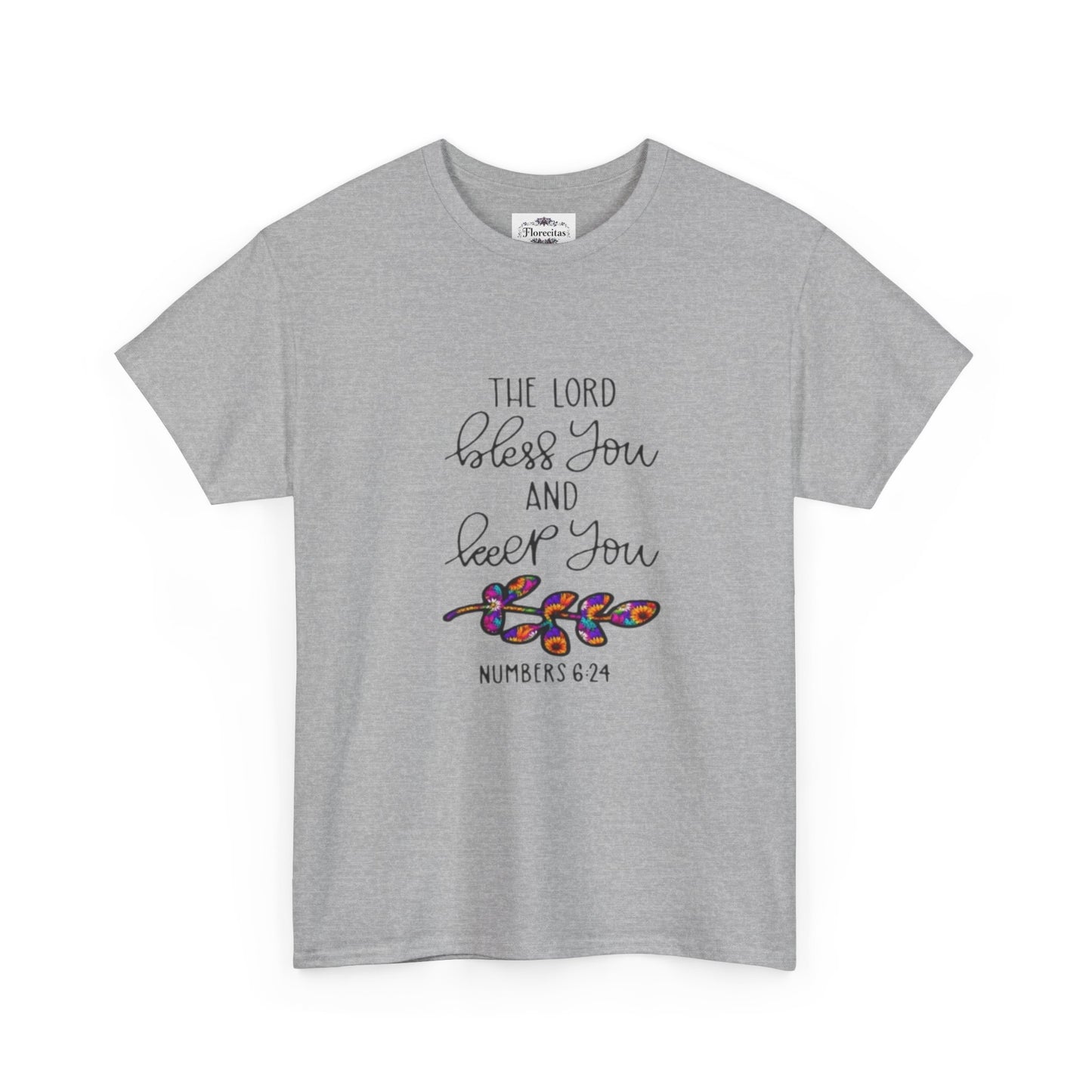 Rooted in Christ T‑Shirt — "The Lord Bless You and Keep You" Bible Verse Tee