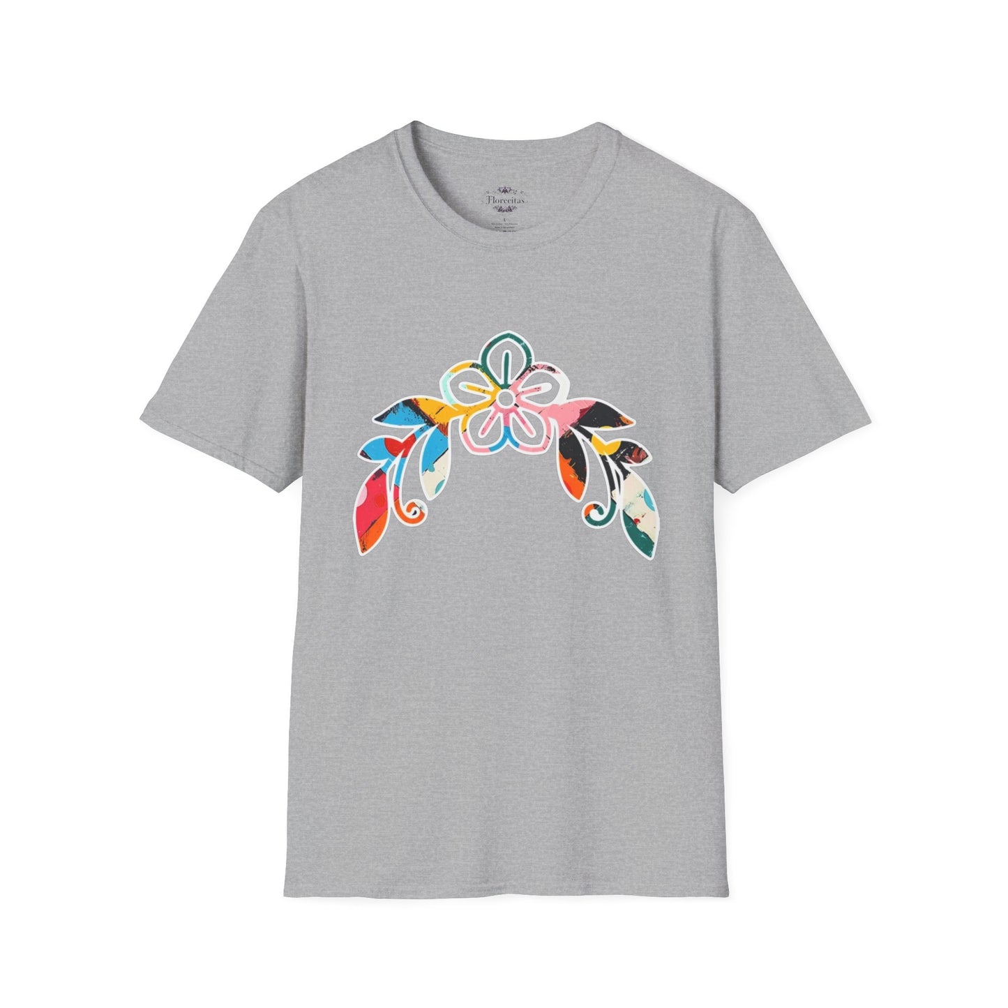 Rooted in Christ Floral Tee — Tropical Watercolor Flower T‑Shirt