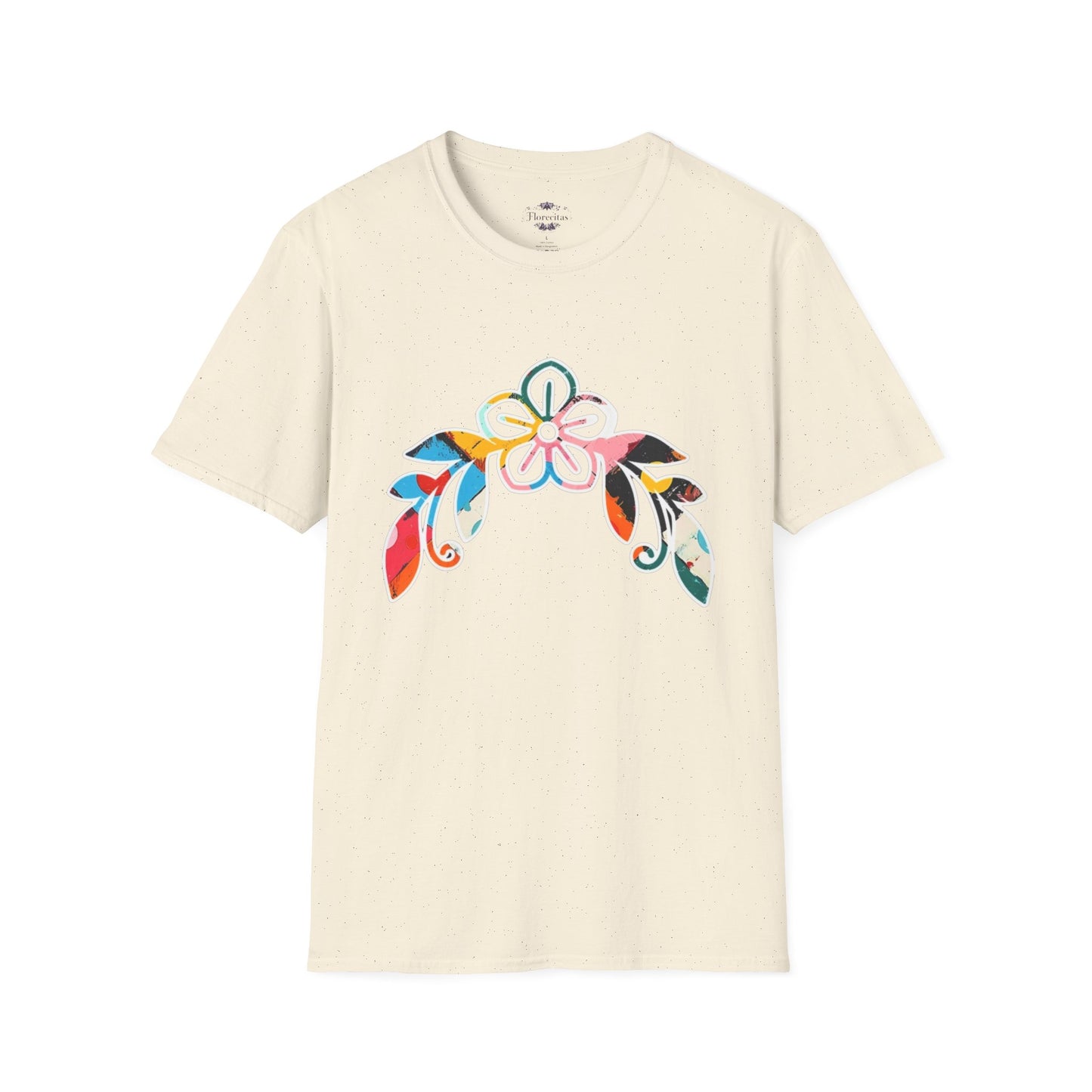 Rooted in Christ Floral Tee — Tropical Watercolor Flower T‑Shirt
