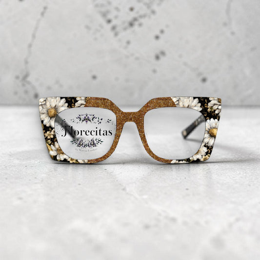 LEOPARD DAISIES GOLDEN BROWN MAGNETIC TOPPER