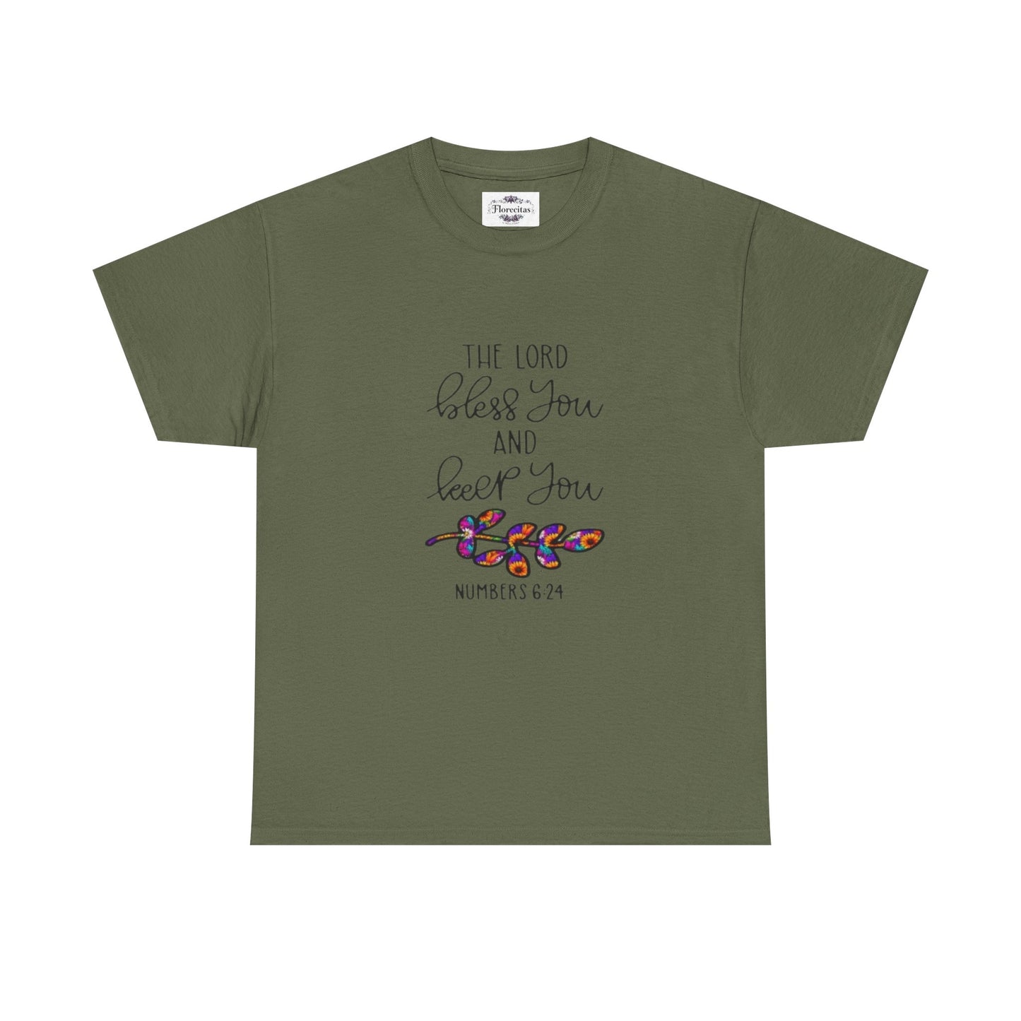 Rooted in Christ T‑Shirt — "The Lord Bless You and Keep You" Bible Verse Tee