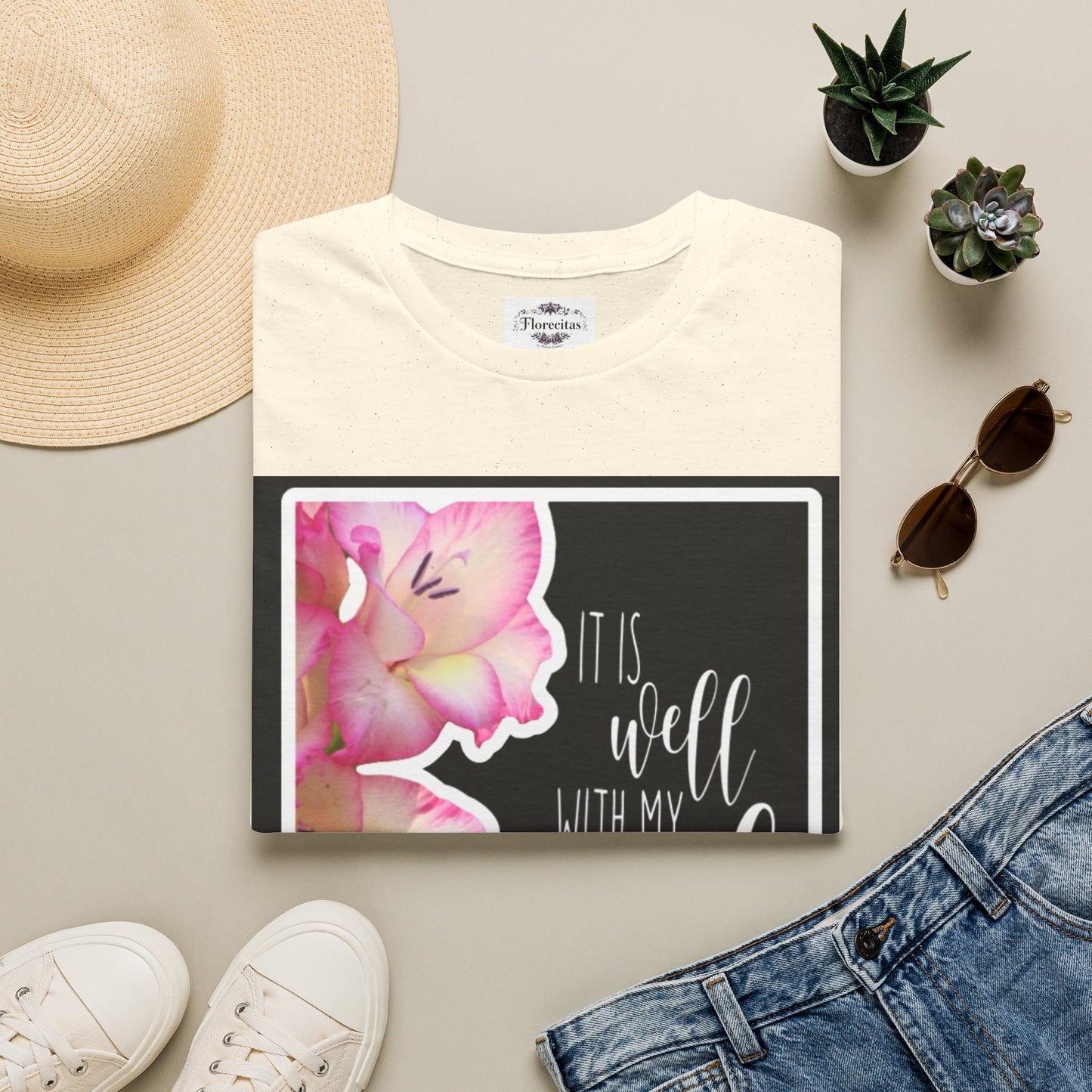 "It Is Well With My Soul" T-Shirt — Inspirational Christian Faith Tee