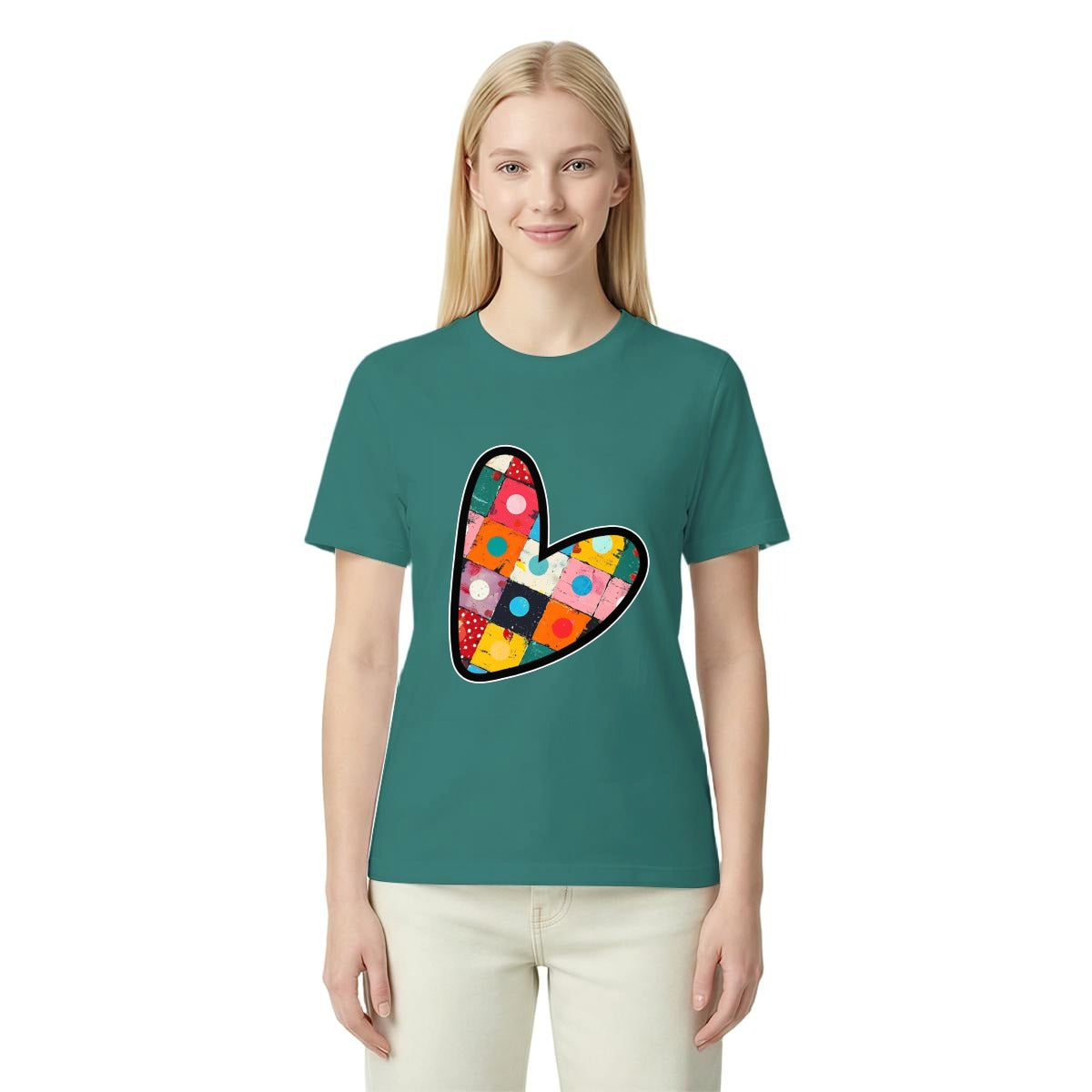 Women's T-Shirt Printed in USA|Comfort Colors C1717 Double DTG