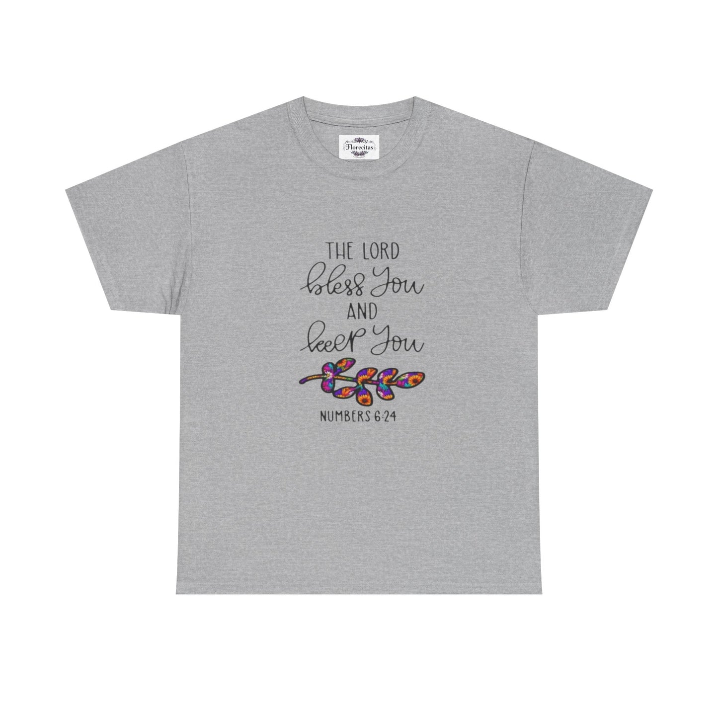 Rooted in Christ T‑Shirt — "The Lord Bless You and Keep You" Bible Verse Tee