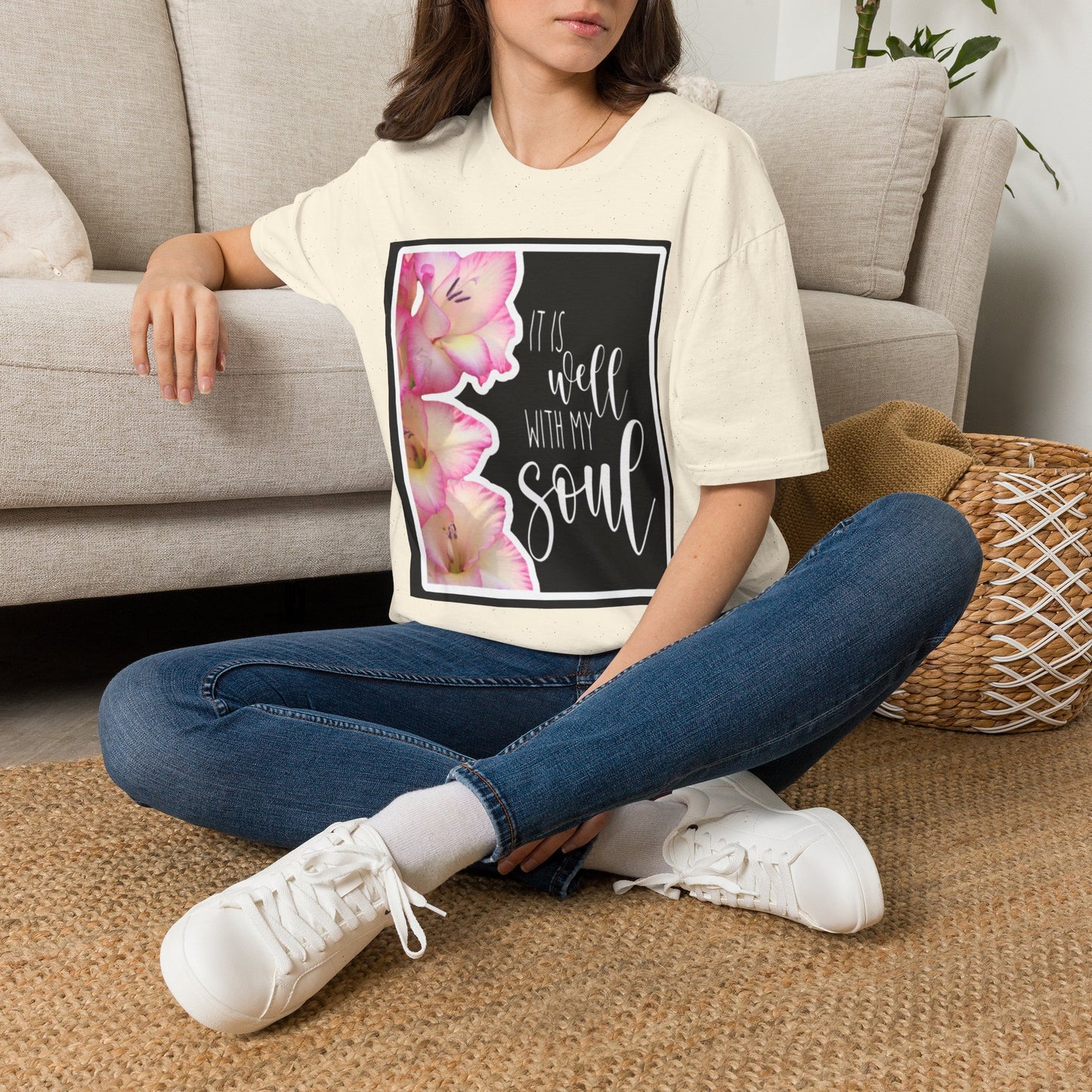 "It Is Well With My Soul" T-Shirt — Inspirational Christian Faith Tee