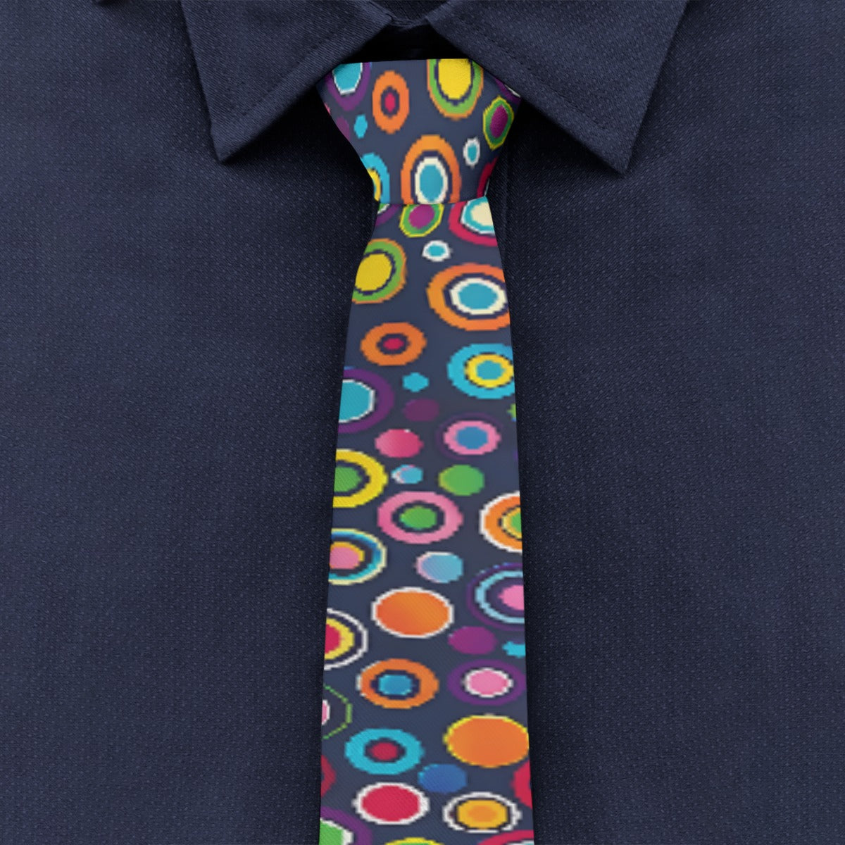 Funky Abstract Polka Dots Tie