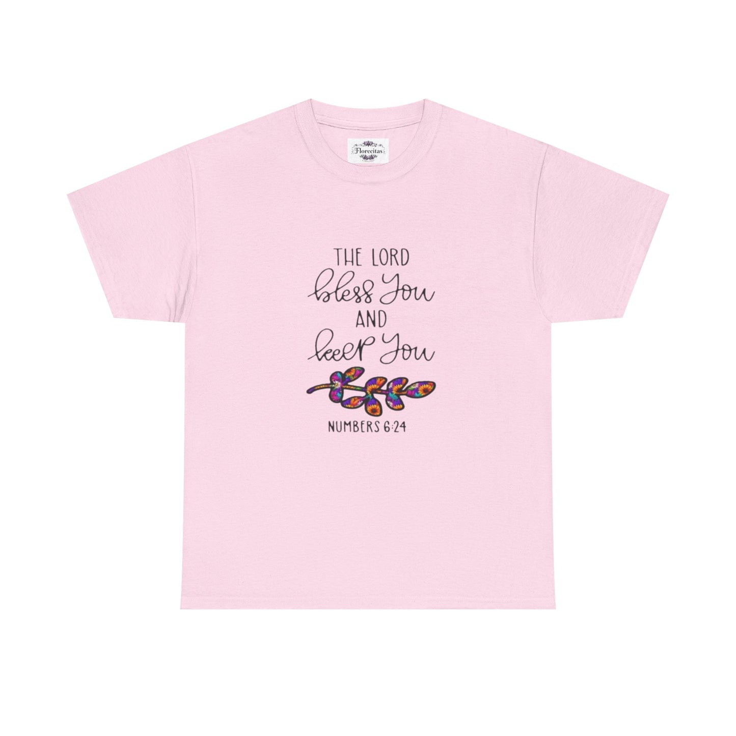 Rooted in Christ T‑Shirt — "The Lord Bless You and Keep You" Bible Verse Tee