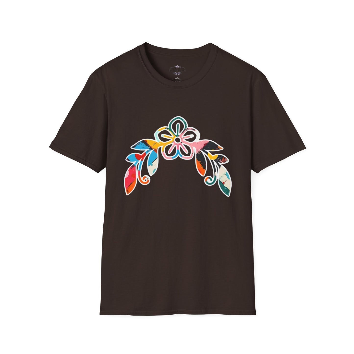Rooted in Christ Floral Tee — Tropical Watercolor Flower T‑Shirt