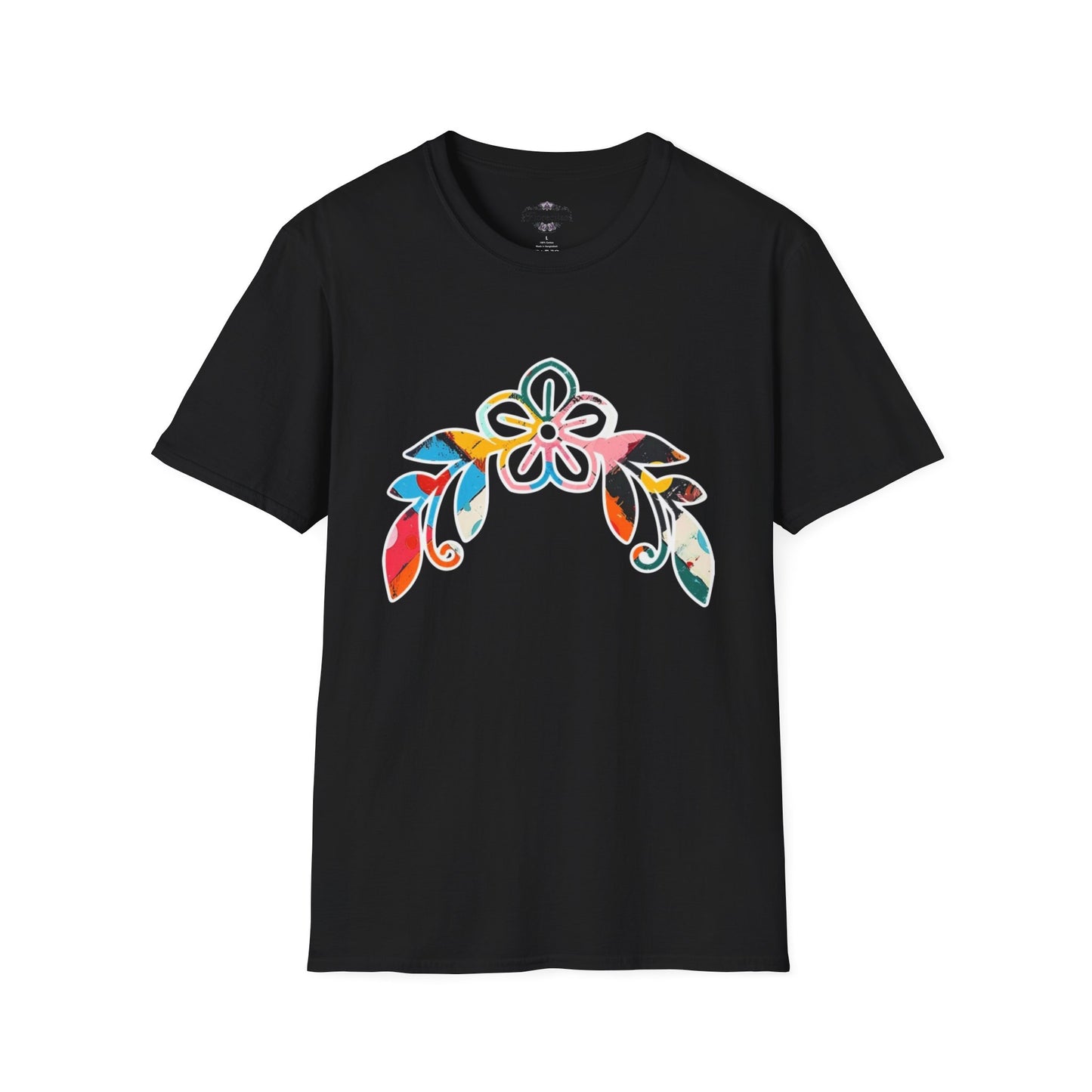 Rooted in Christ Floral Tee — Tropical Watercolor Flower T‑Shirt