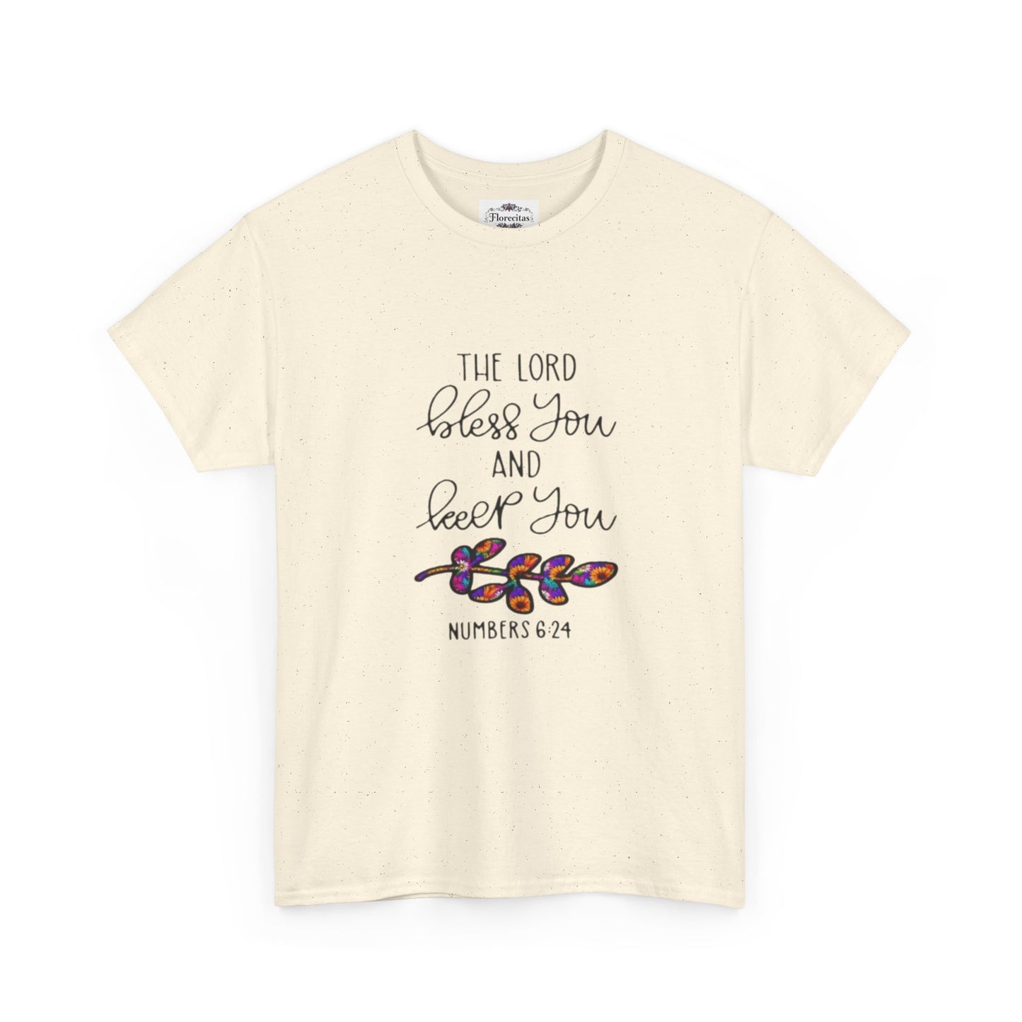 Rooted in Christ T‑Shirt — "The Lord Bless You and Keep You" Bible Verse Tee