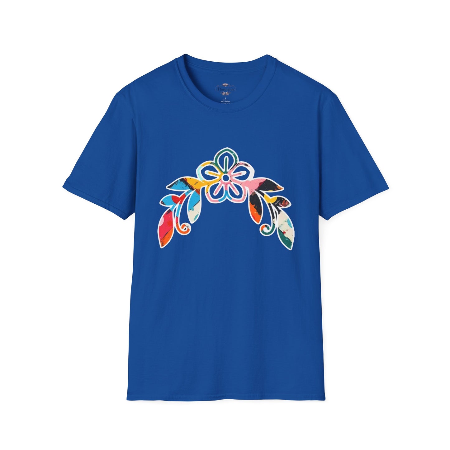 Rooted in Christ Floral Tee — Tropical Watercolor Flower T‑Shirt