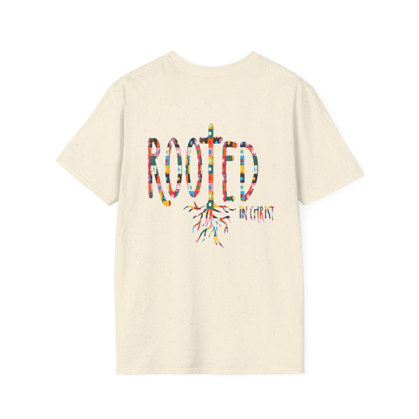 Rooted in Christ Floral Tee — Tropical Watercolor Flower T‑Shirt