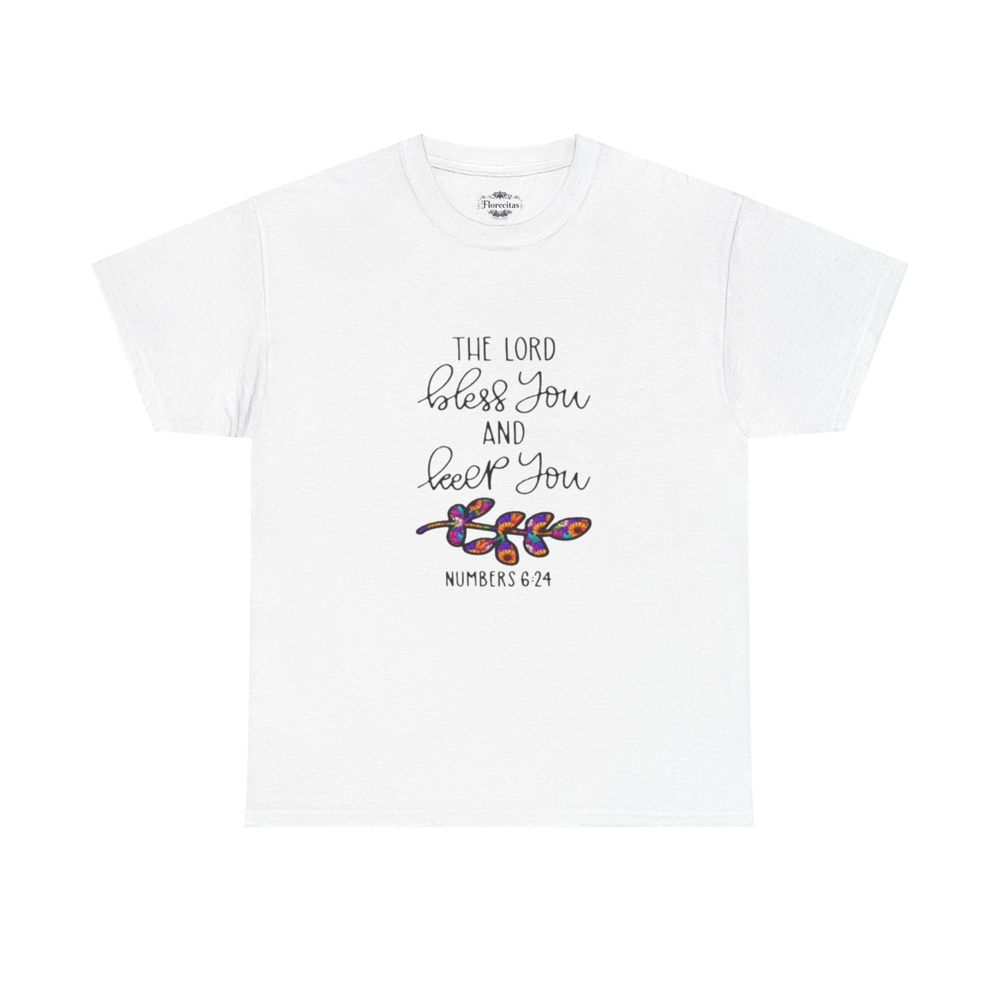 Rooted in Christ T‑Shirt — "The Lord Bless You and Keep You" Bible Verse Tee