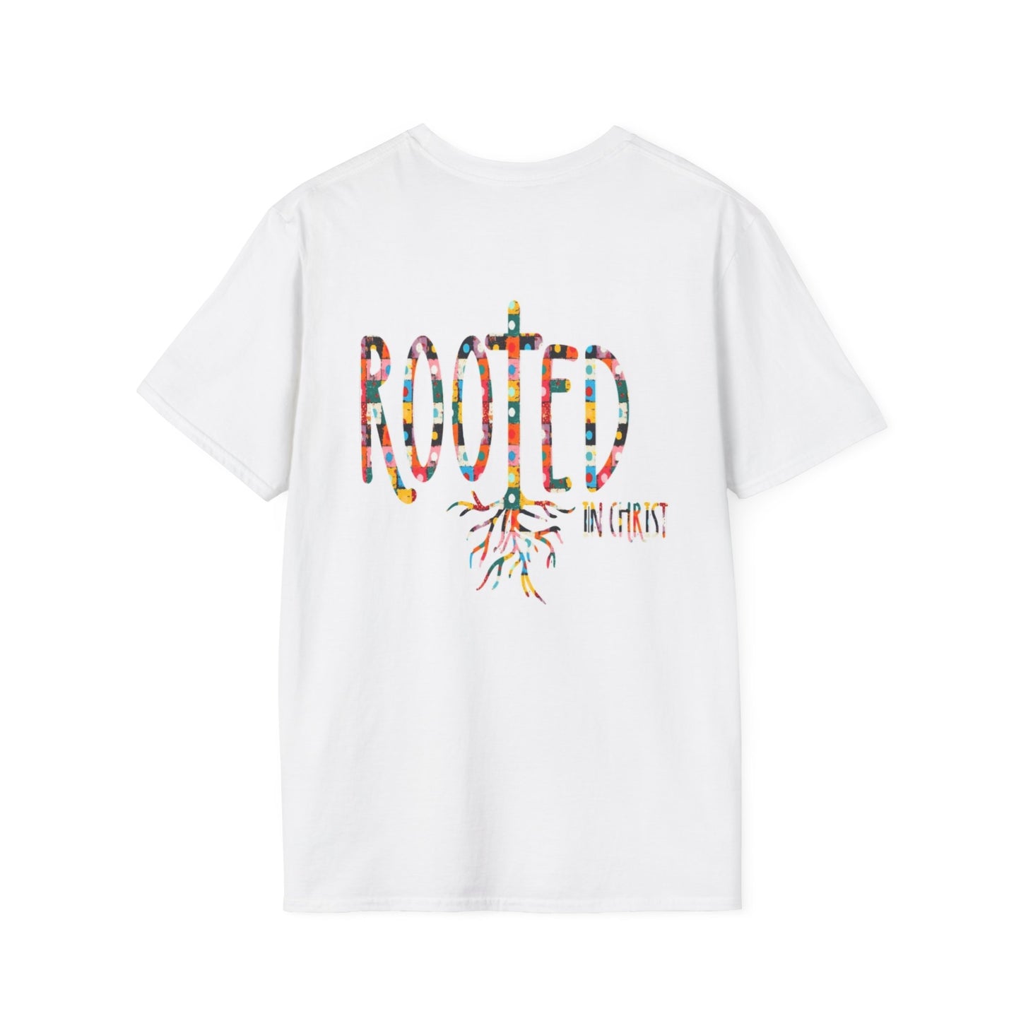 Rooted in Christ Floral Tee — Tropical Watercolor Flower T‑Shirt
