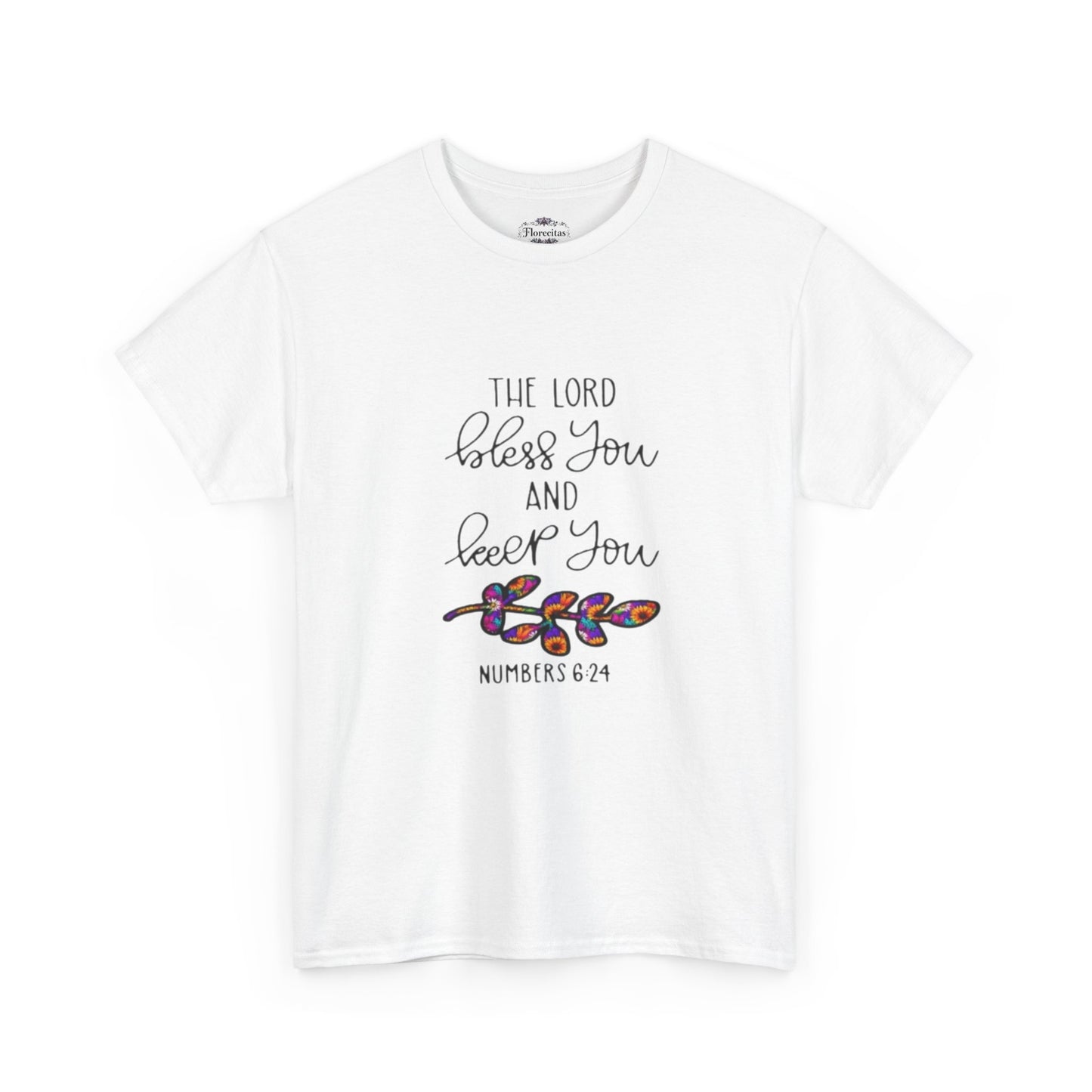 Rooted in Christ T‑Shirt — "The Lord Bless You and Keep You" Bible Verse Tee