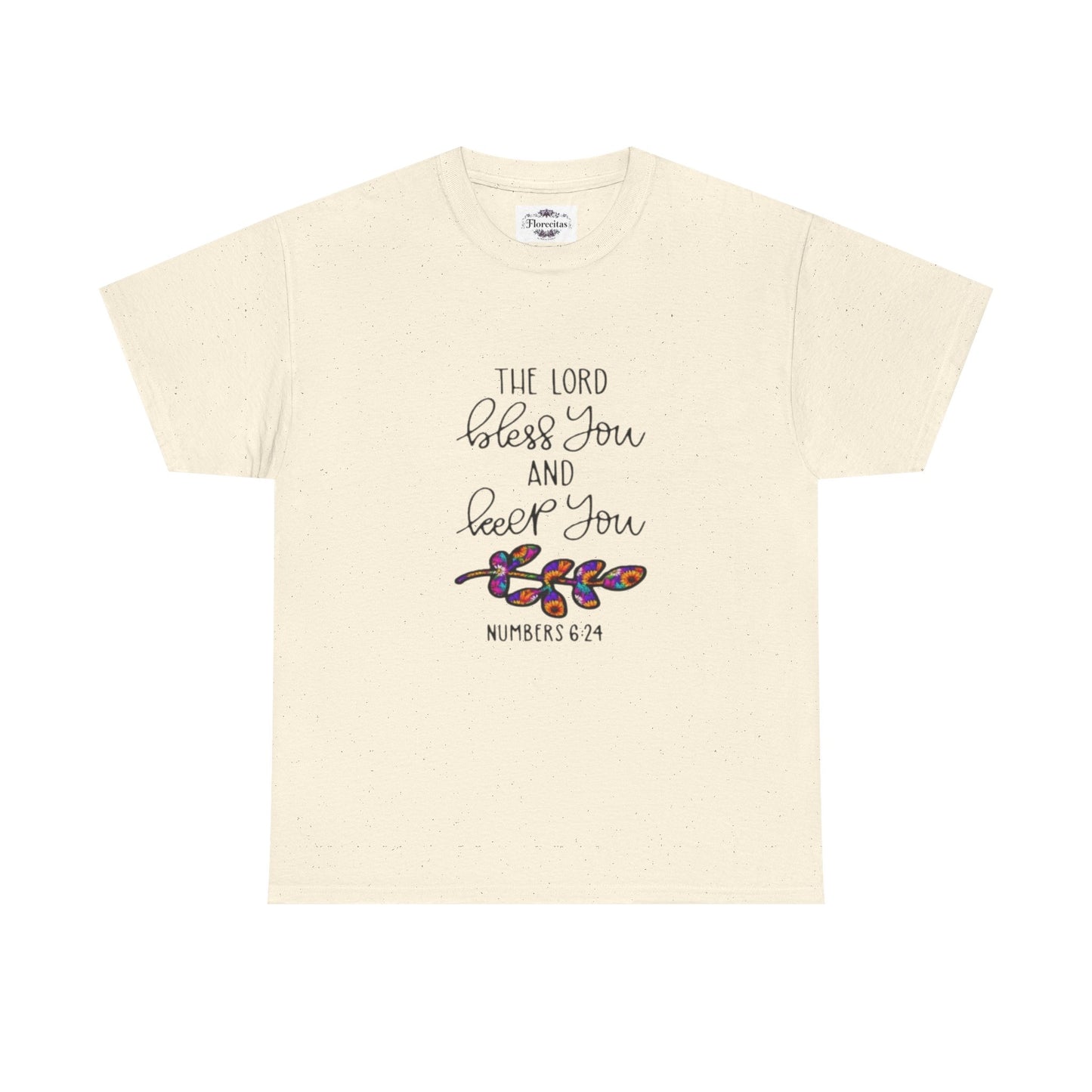 Rooted in Christ T‑Shirt — "The Lord Bless You and Keep You" Bible Verse Tee