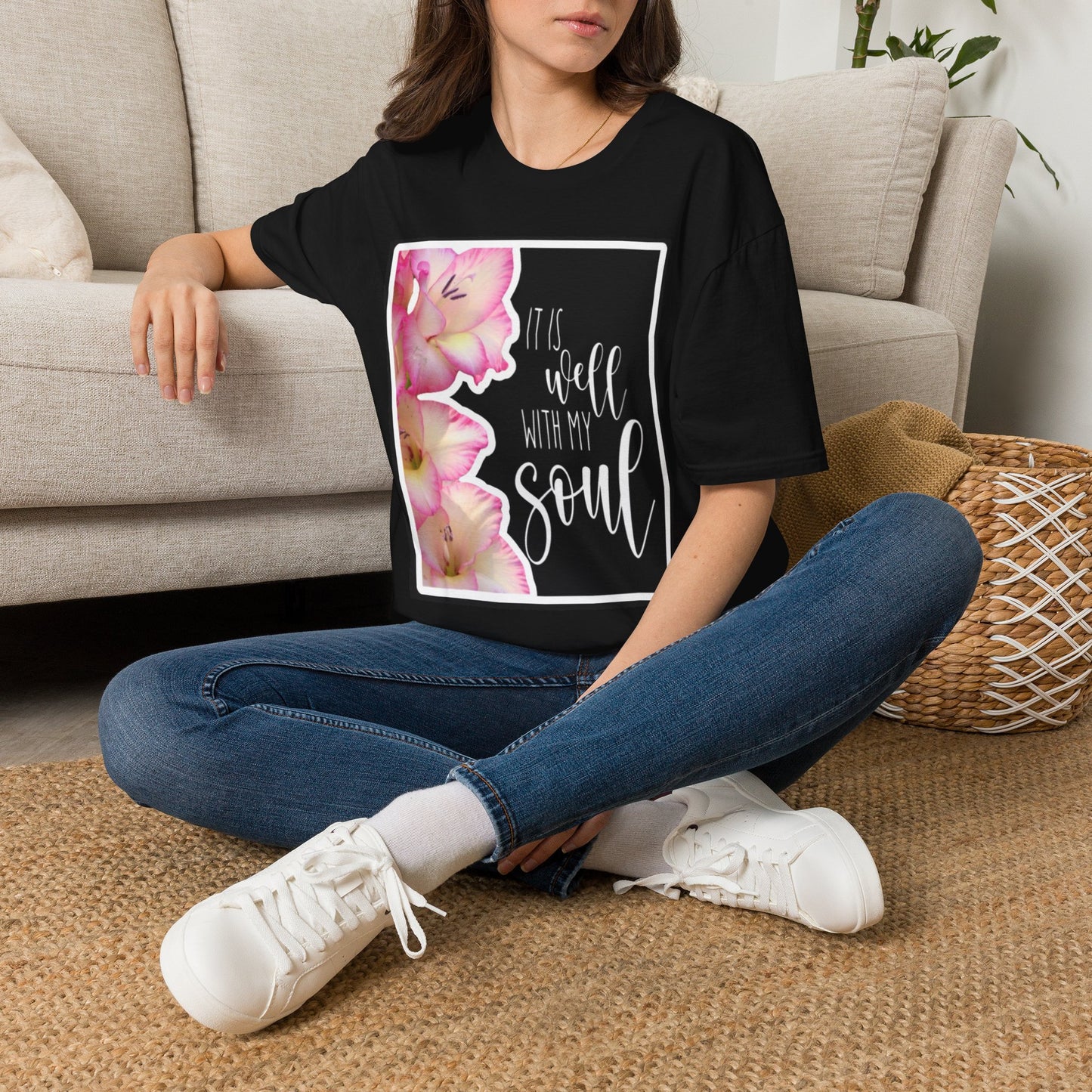 "It Is Well With My Soul" T-Shirt — Inspirational Christian Faith Tee