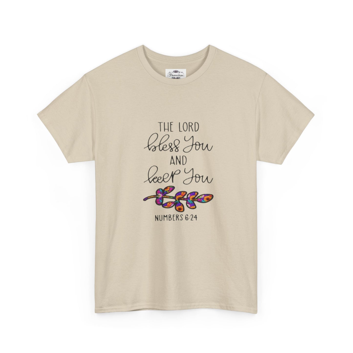 Rooted in Christ T‑Shirt — "The Lord Bless You and Keep You" Bible Verse Tee