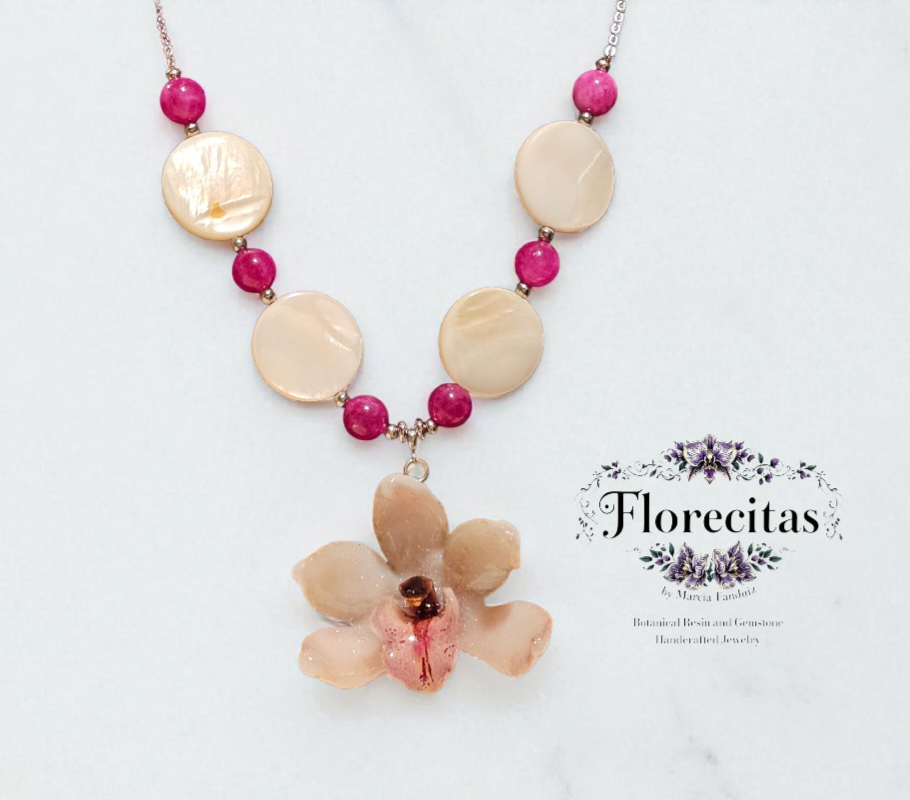 CHILDHOOD DREAM ORCHID NECKLACE
