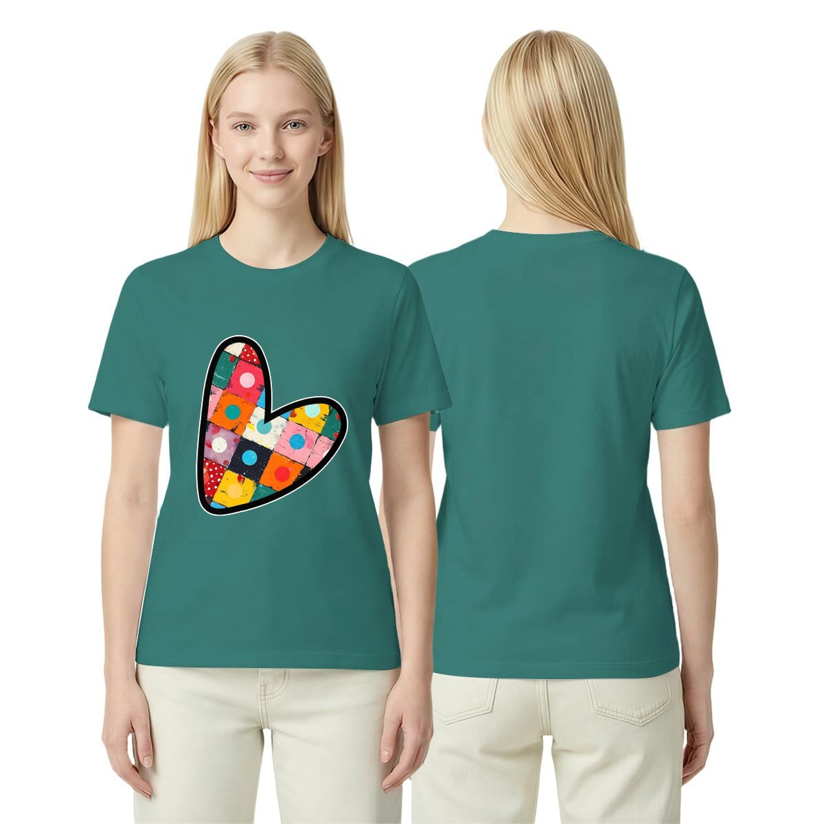 Women's T-Shirt Printed in USA|Comfort Colors C1717 Double DTG