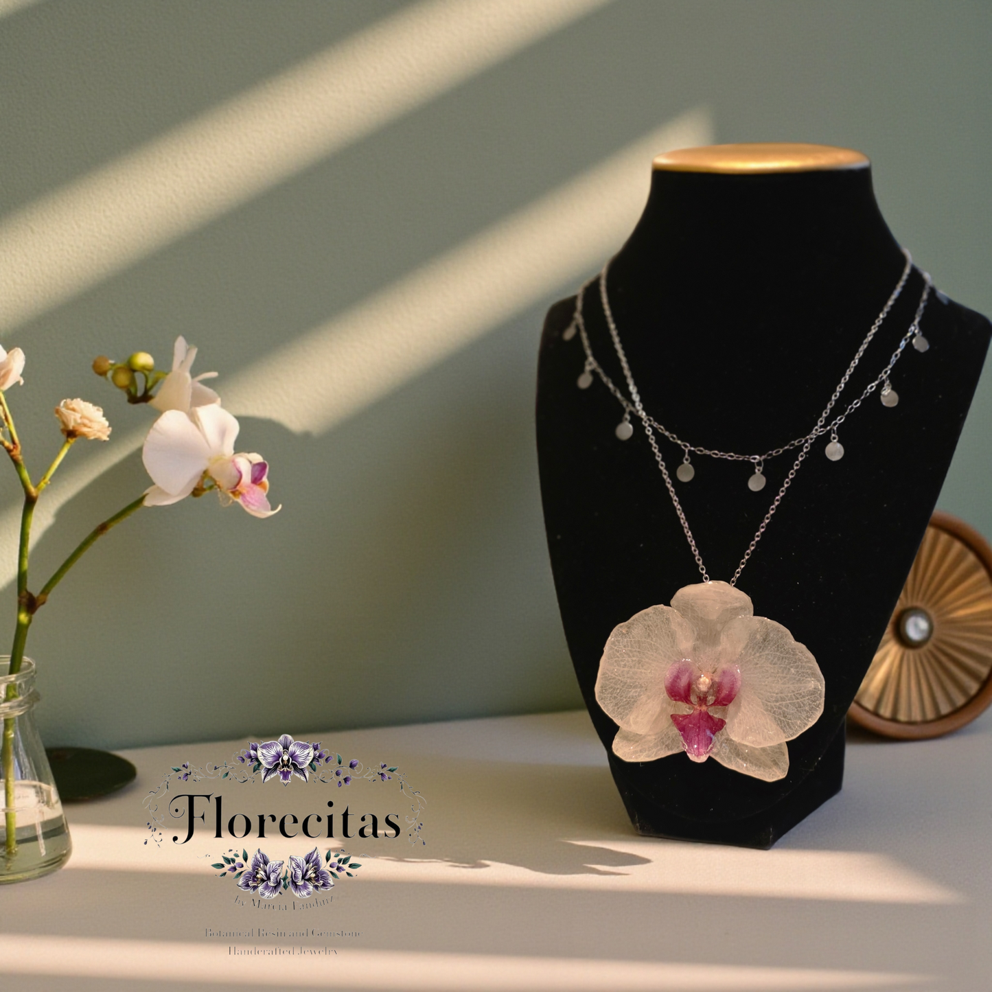 The Shakira Orchid Necklace
