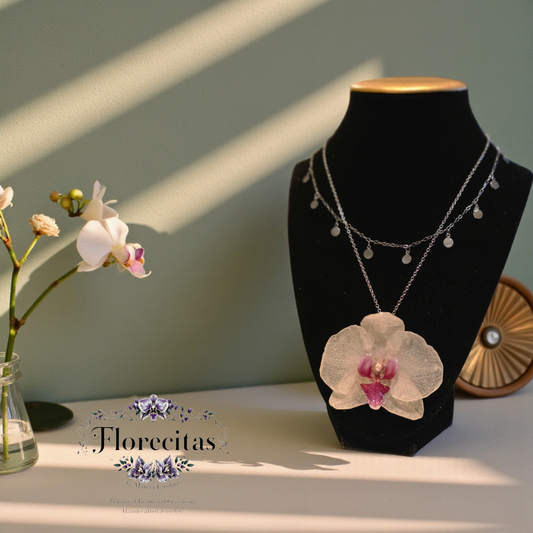 The Shakira Orchid Necklace