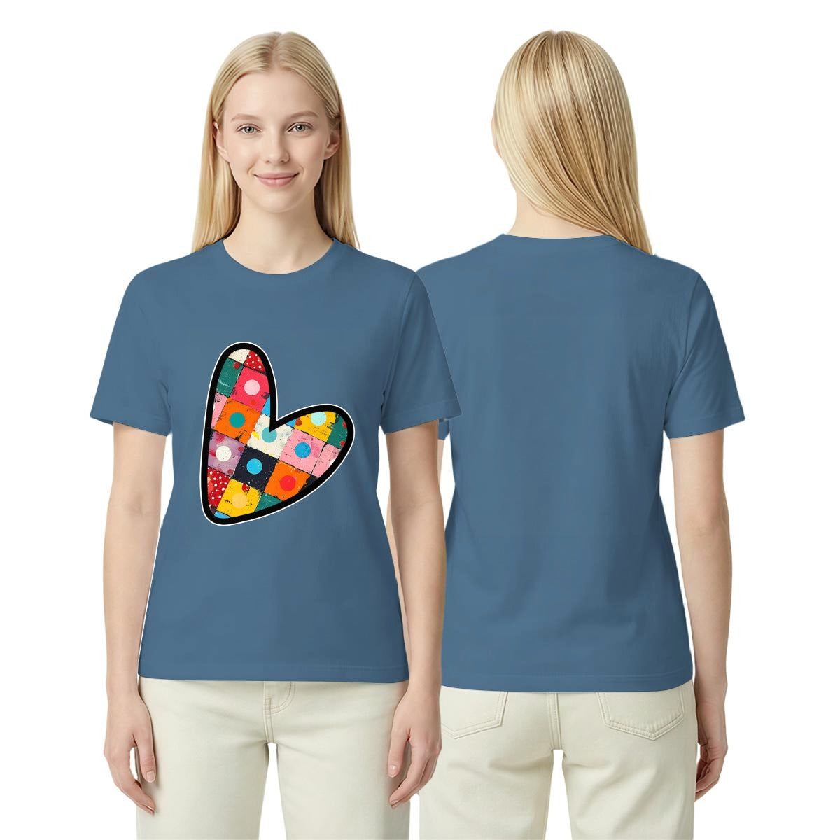 Women's T-Shirt Printed in USA|Comfort Colors C1717 Double DTG