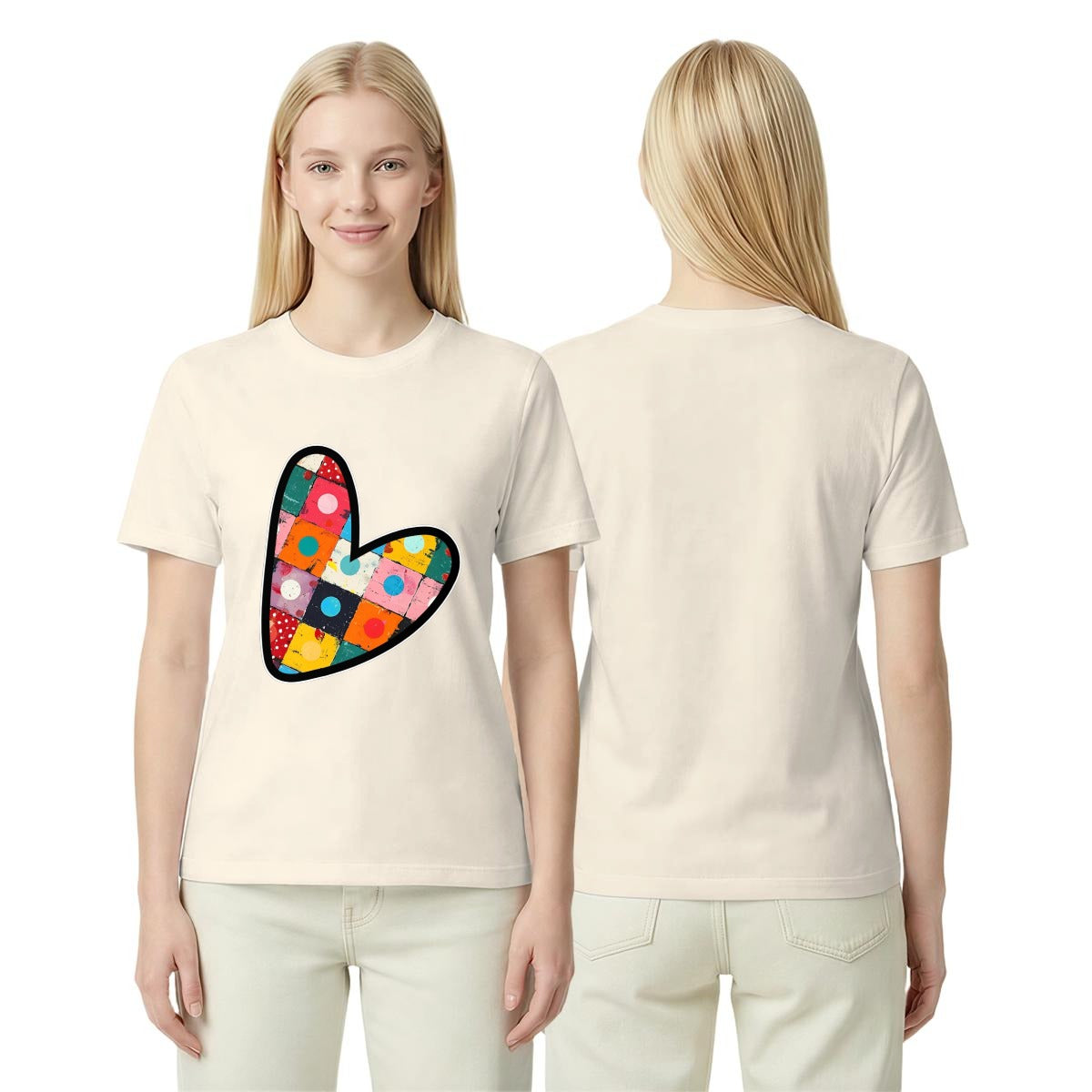 Women's T-Shirt Printed in USA|Comfort Colors C1717 Double DTG