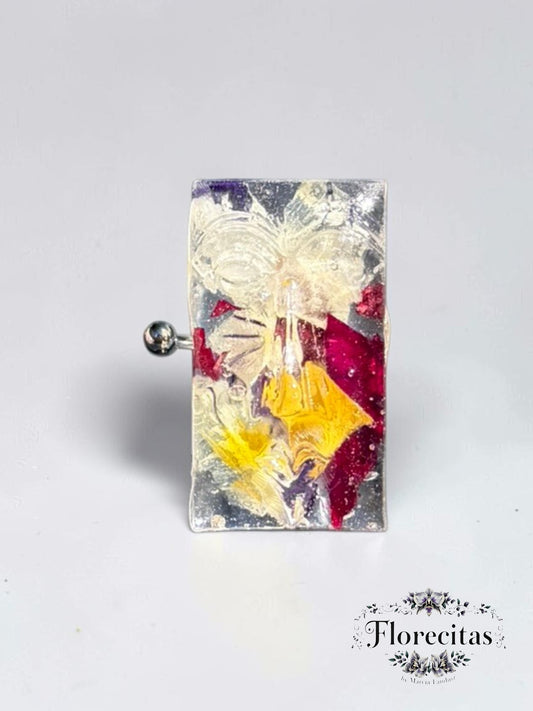 Mixed Petals Mask Ring