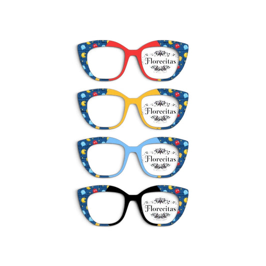 VINTAGE BLUE PACMAN TOPPER DESIGNS