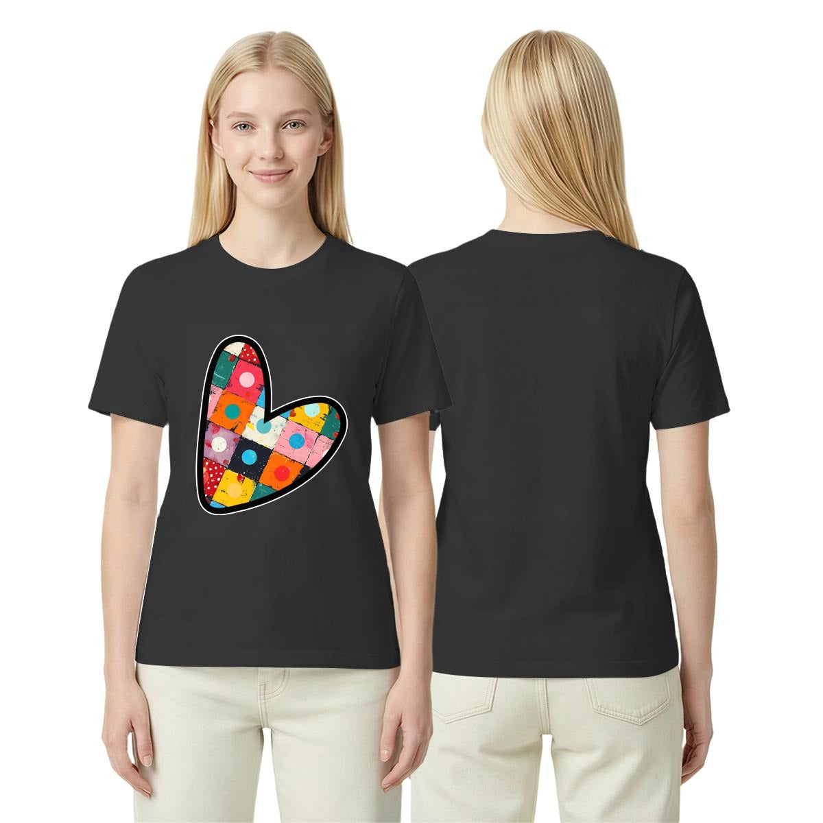 Women's T-Shirt Printed in USA|Comfort Colors C1717 Double DTG
